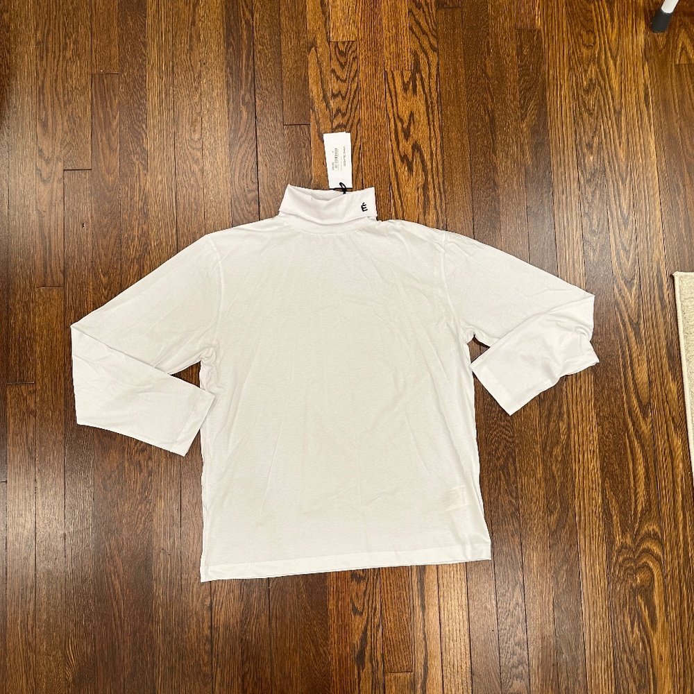 ETUDES- White  Accent Turtleneck-XL for Men-New with tags--Holiday Sale
